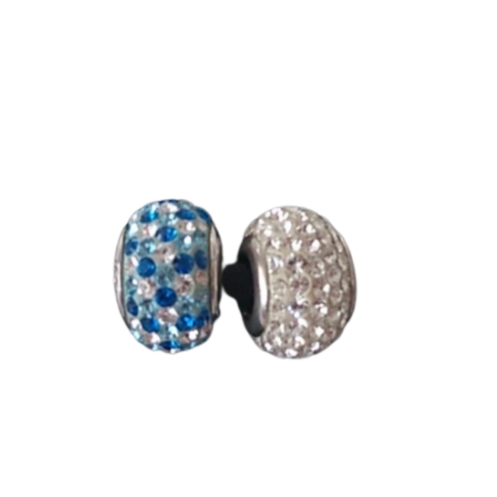 Michael Anthony CZ Sparkling Charms 925, set of 2